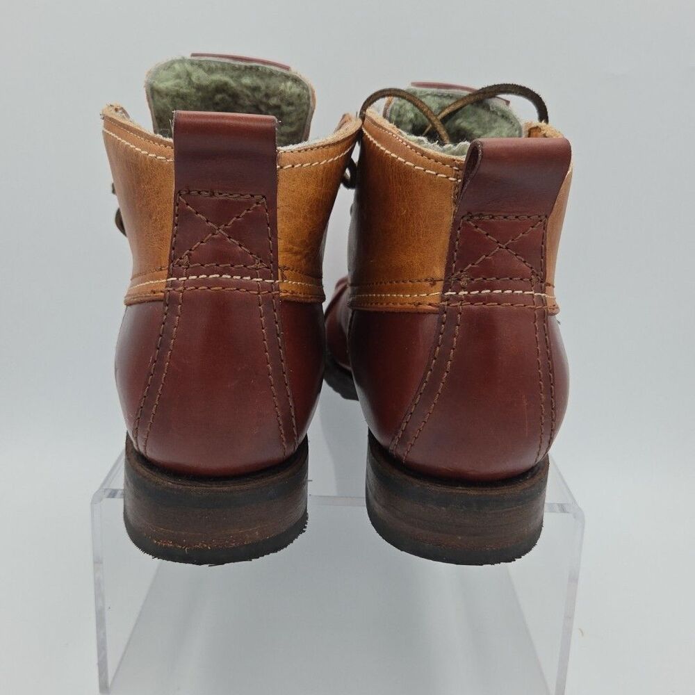 Vintage 1980's Frye Women's Veronica Duck Chukka Shearling Boots Size 10 B - Picture 8 of 11